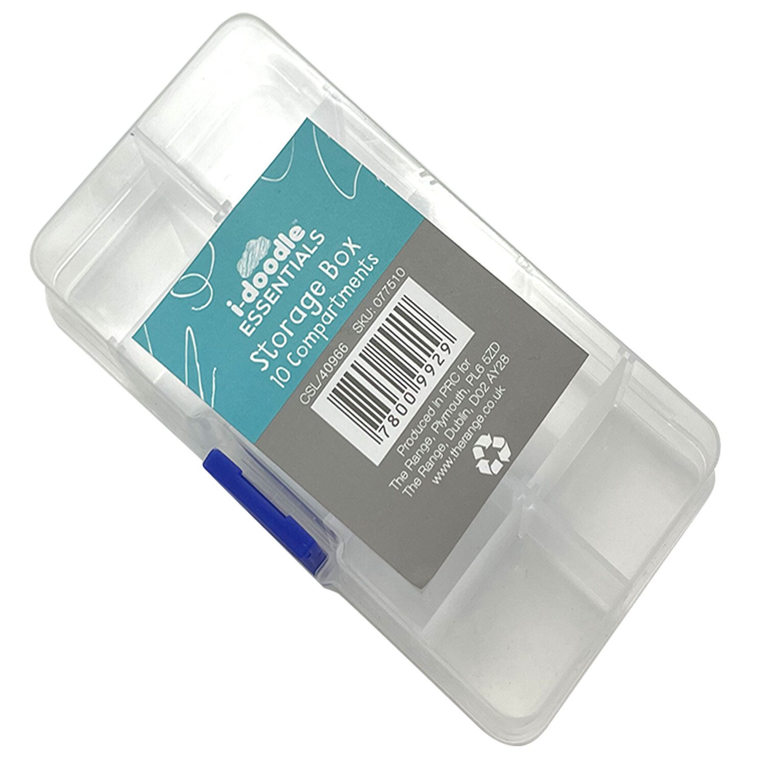 Clear Storage Box with 10 Compartments Image 4