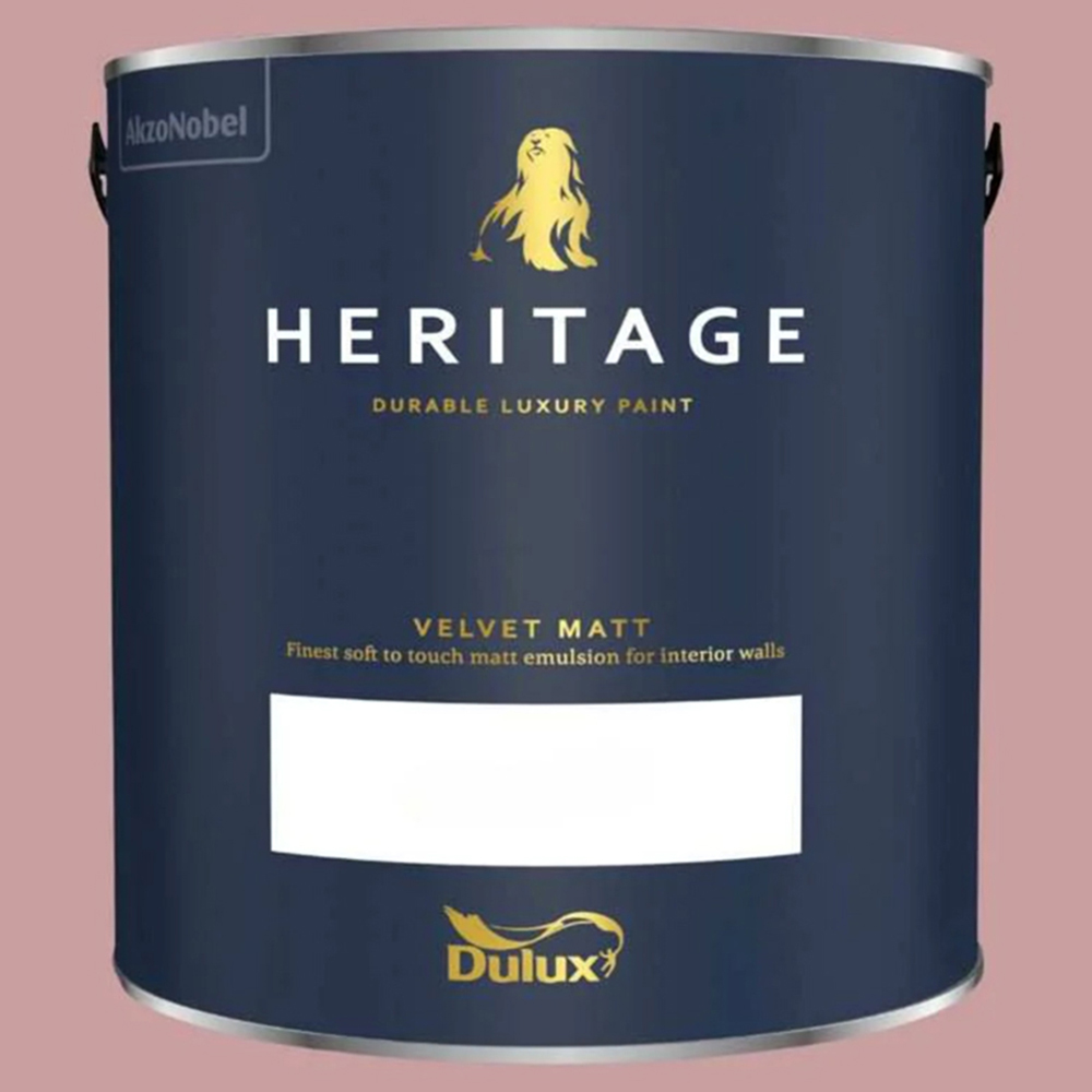 Dulux Heritage Walls and Ceilings DH Blossom Velvet Matt Emulsion Paint 2.5L Image 2
