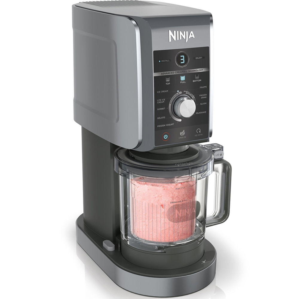 Ninja NC501UK CREAMi Deluxe 10-in-1 Ice Cream and Frozen Drink Maker Image 3