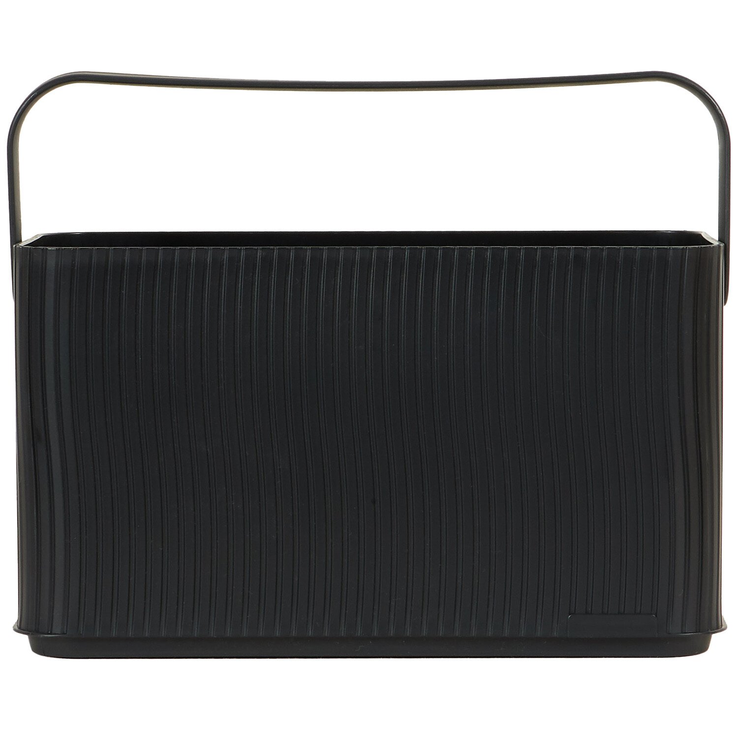 Malmo Stackable Storage Basket - Black / Medium Image 1