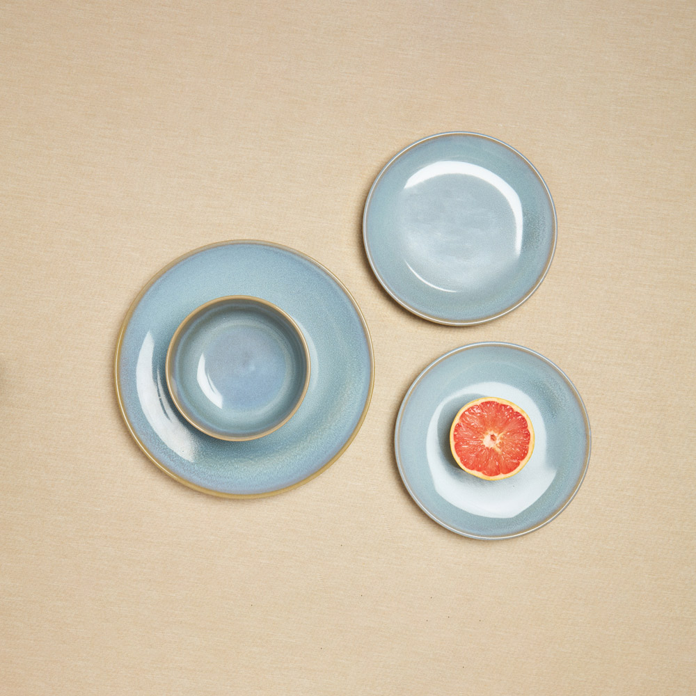 Sabichi Reactive Grey 12 Piece Dinner Set Image 3