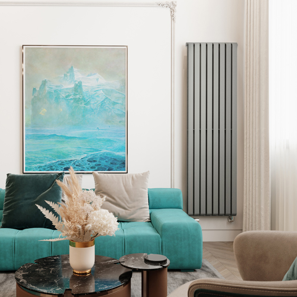 Terma Warp Room 5163 BTU Salt n Pepper Radiator 1800 x 525mm Image 7