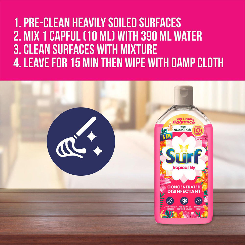 Surf Tropical Lily Multi Purpose Cleaner 240ml 5 Pack Image 5