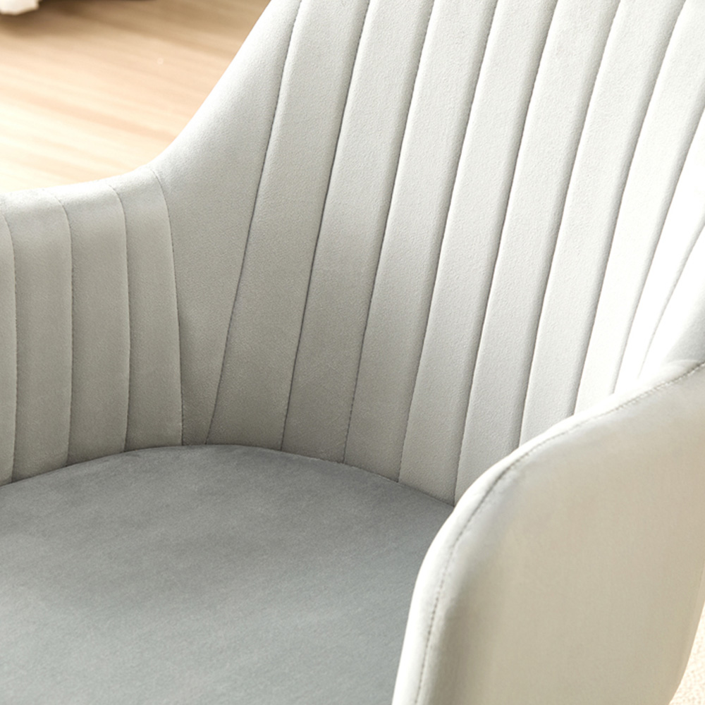 Indoor Living Miami Charlotte 4 Seater Dining Set Grey Image 4