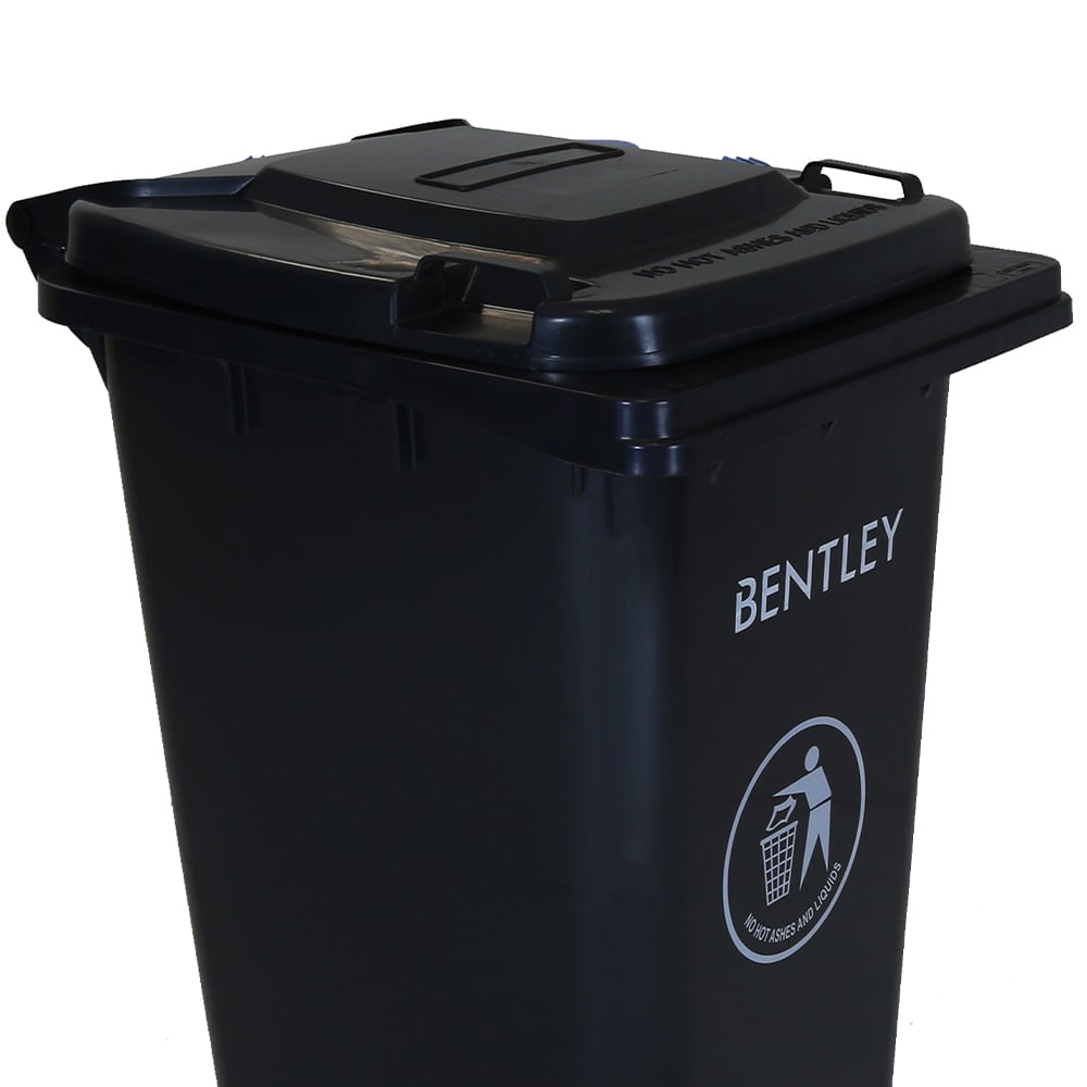 Charles Bentley Black Wheelie Bin 240L Image 2