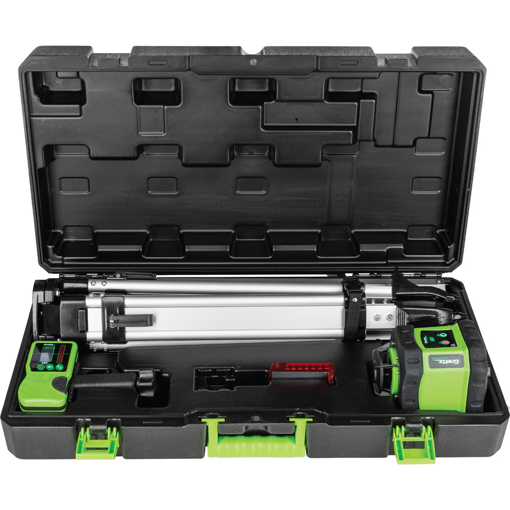 Grettz G60 Red Beam Rotary Laser Level Kit Image 3