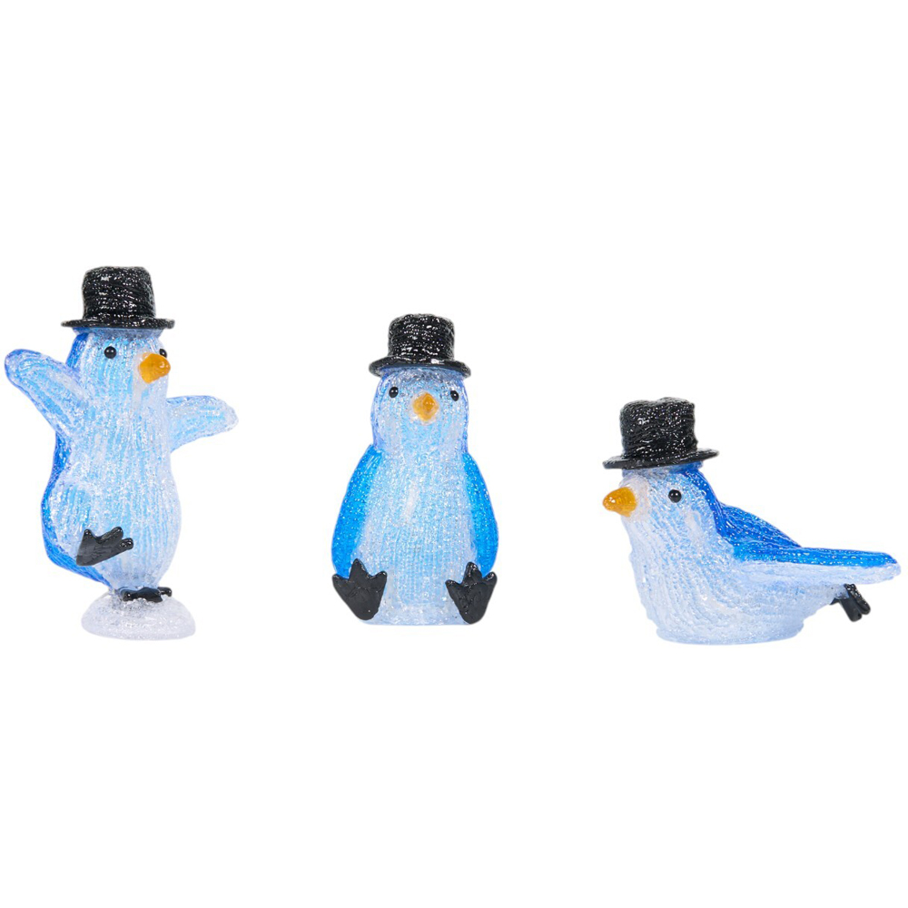 3 Piece Sliding Penguins with Top HatBlue Image 2