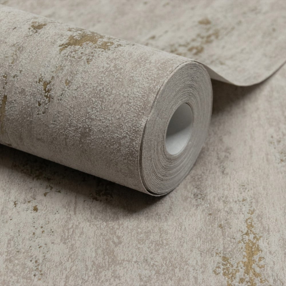 Grandeco Concrete Plaster Urban Taupe Wallpaper By Paul Moneypenny Image 2