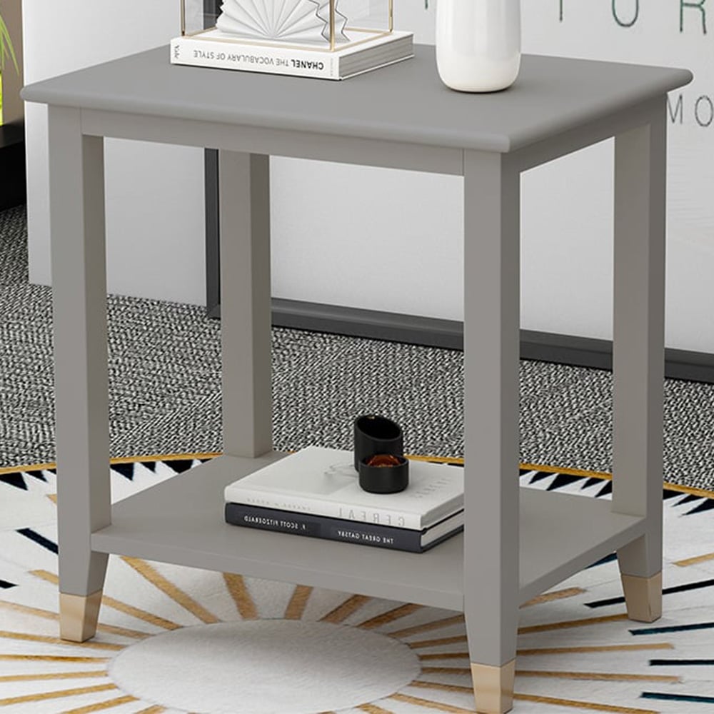 Palazzi Grey Side Table Image 1