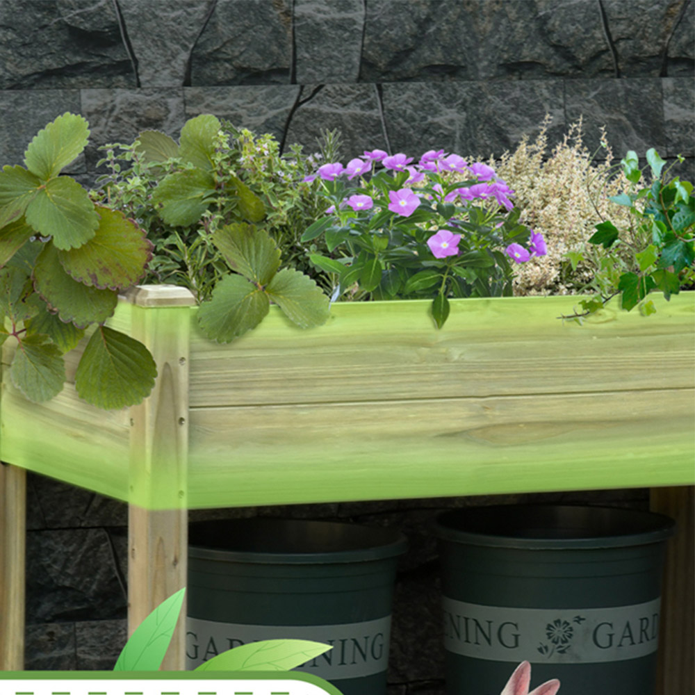 Outsunny Raisesd Garden Bed with Legs Image 6
