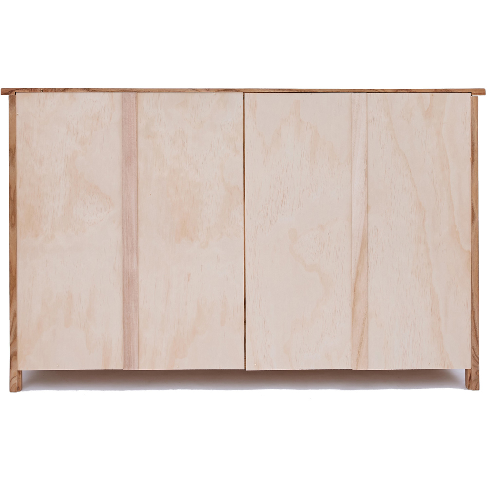 Montese 4 Door 2 Drawer Light Wood Sideboard Image 7