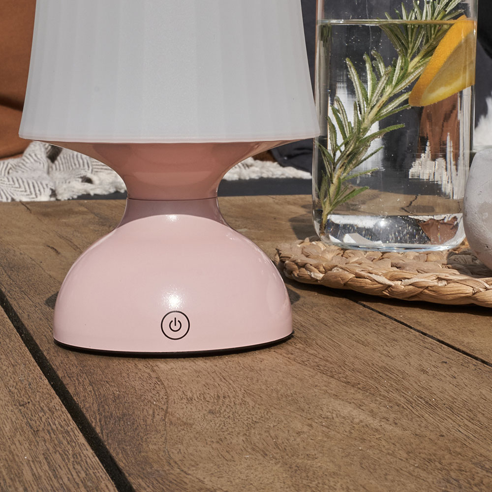 ValueLights Colmar 2 Pack Pink Table Lamp Image 4
