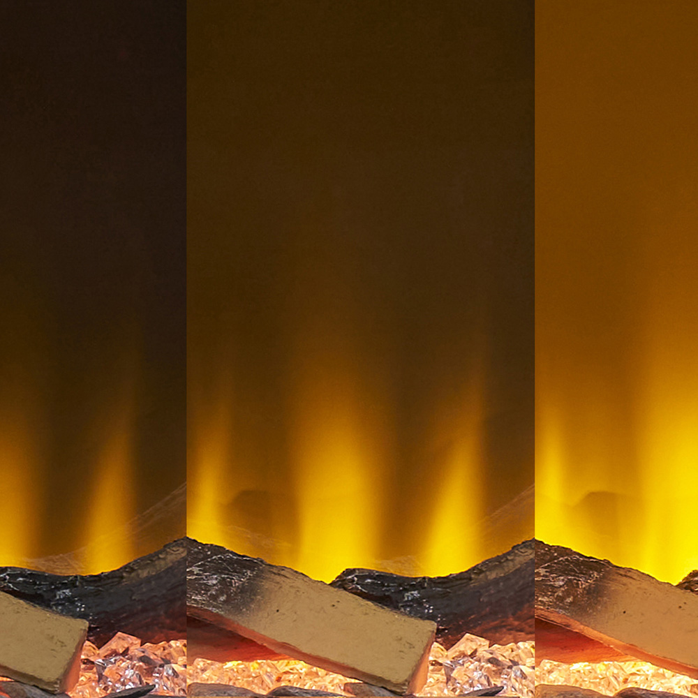 Acantha Aspire Panoramic Media Wall Electric Fireplace 39 inch Image 4