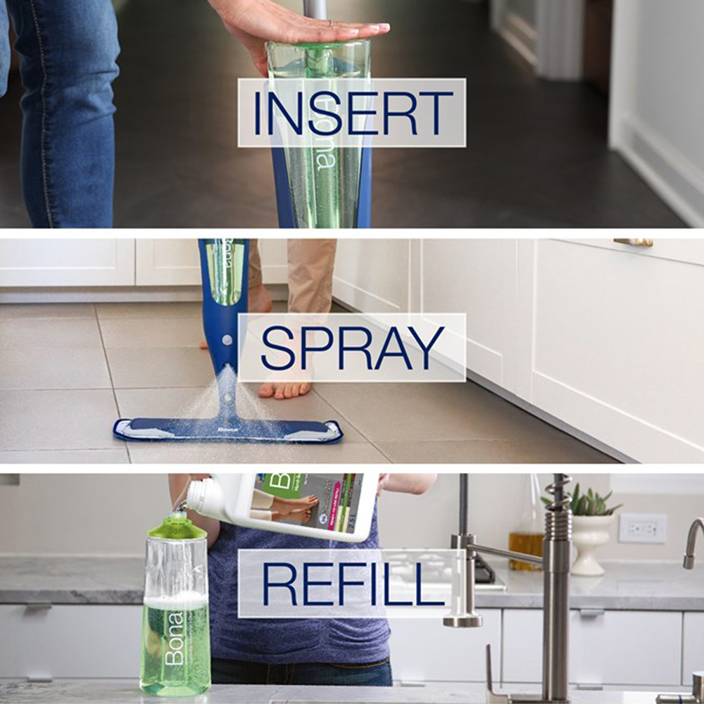 Bona Premium Spray Mop Refillable Hard Surface Cartridge 850ml Image 5