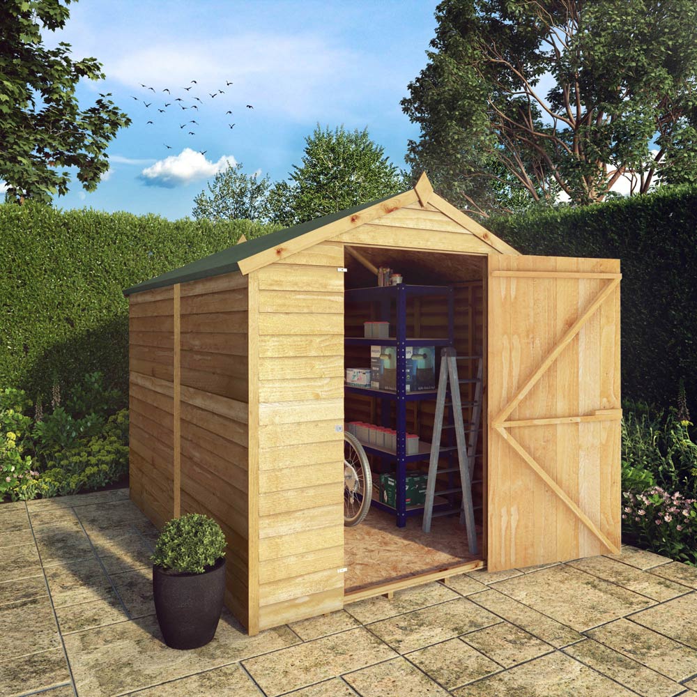 Mercia 8 x 6ft Overlap Apex Shed Image 9