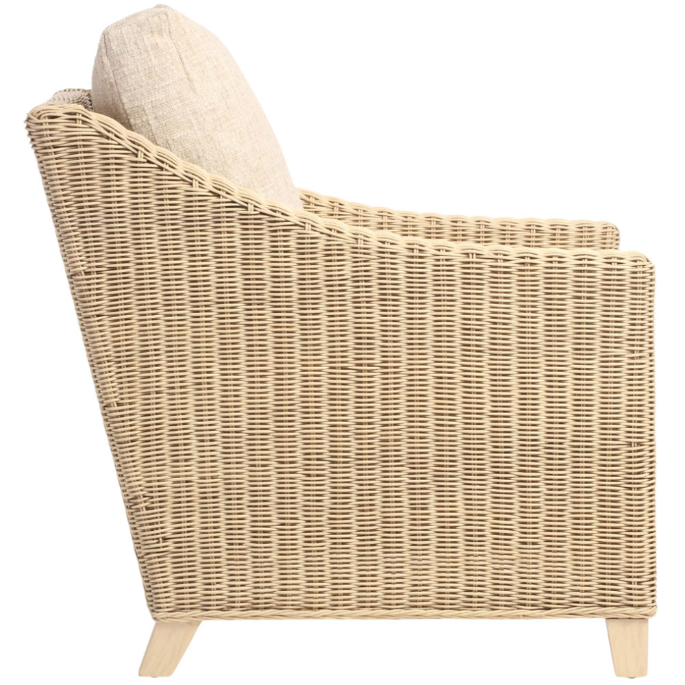 Desser Furniture Dijon Cotton Cream Armchair Image 4