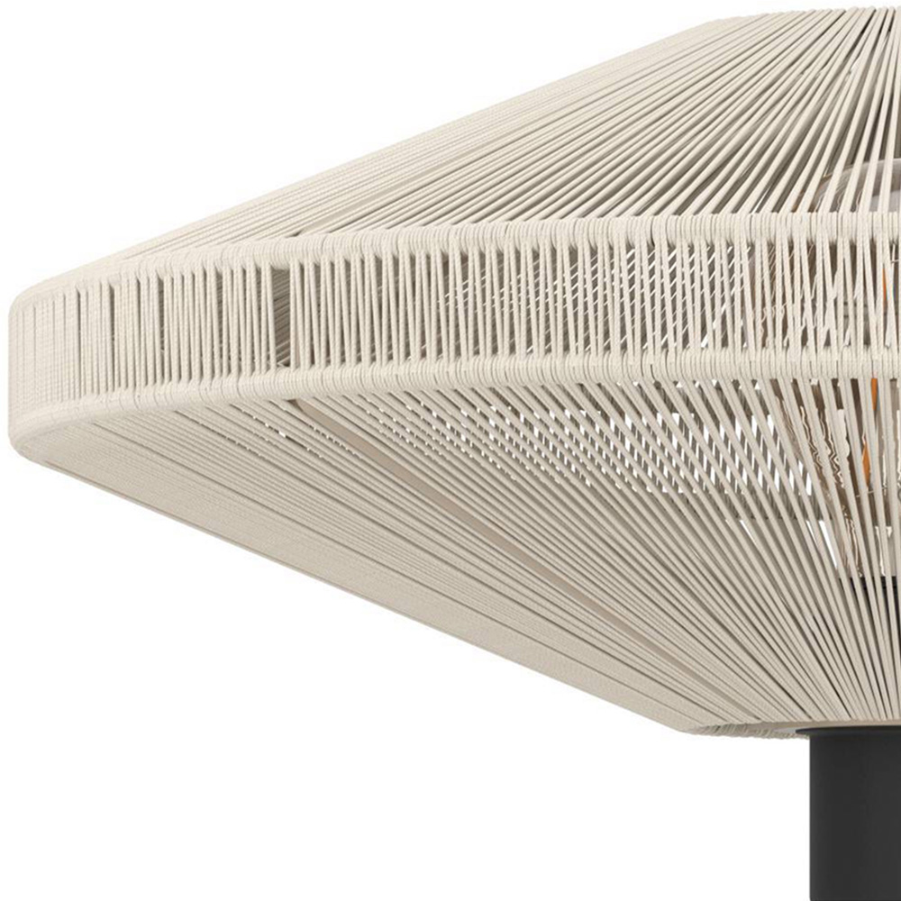EGLO Midsumer Timeless Fabric and Steel Table Lamp Image 3