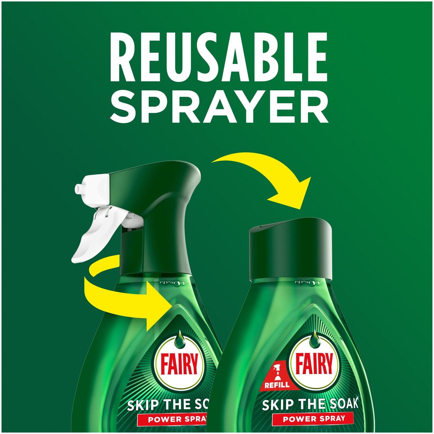 Fairy Skip the Soak Power Spray Green / Fresh Image 5