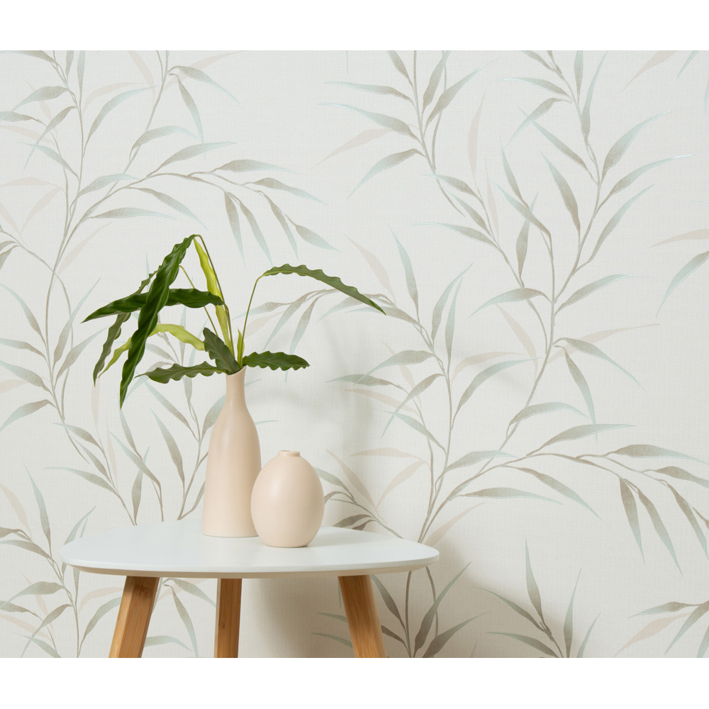 Erismann Yamato Turquoise Vinyl Wallpaper Image 6