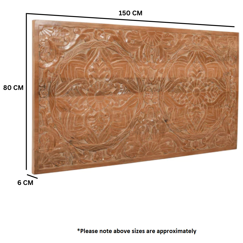 Brooklyn Adair Mango Wood Bedframe Headboard Image 5