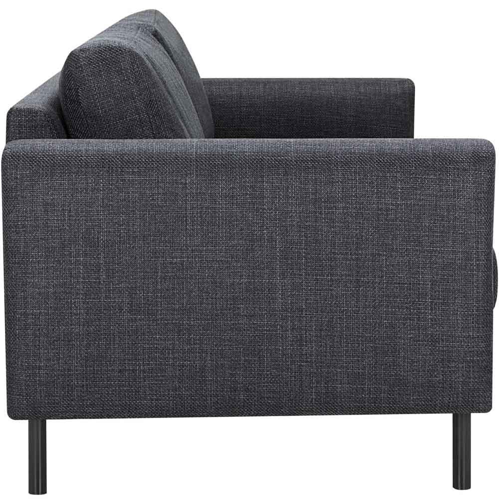 Florence Omaha 6 Seater Dark Grey Fabric Sofa Set Image 6
