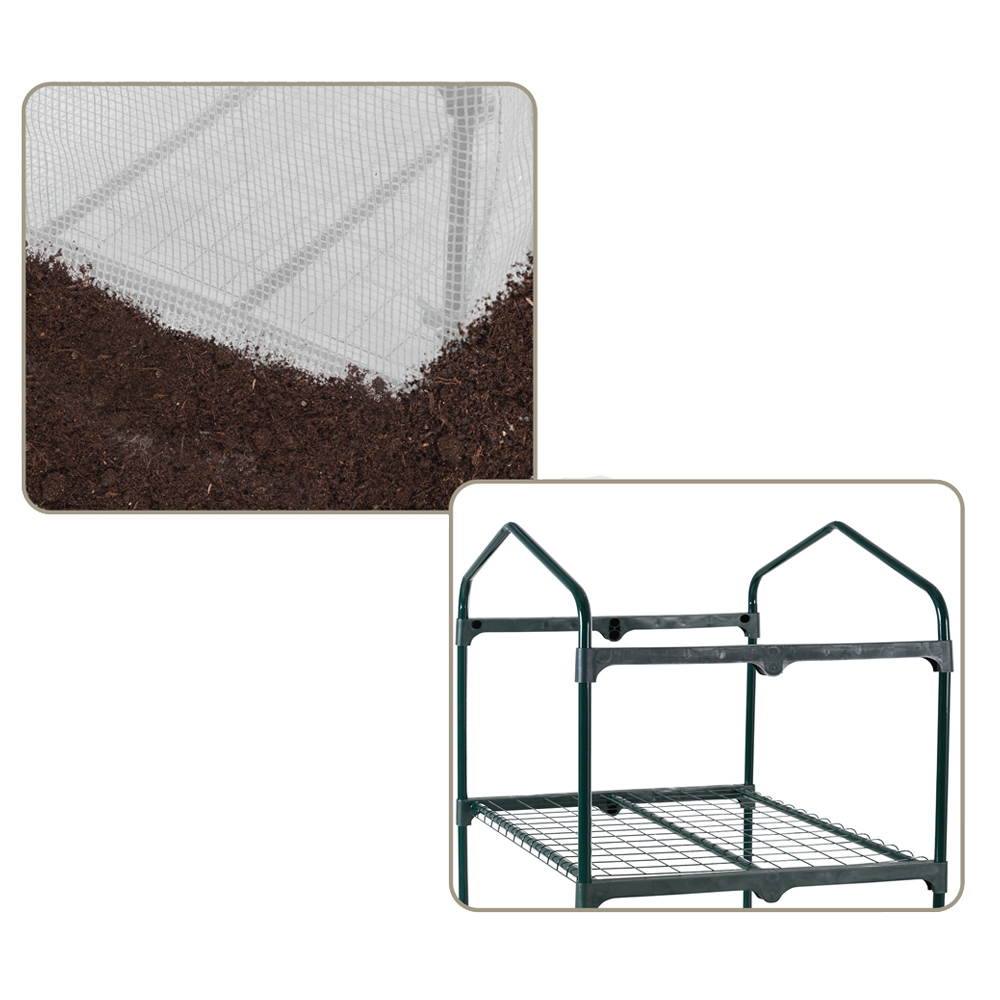 Outsunny 4 Tier Portable Greenhouse Image 6
