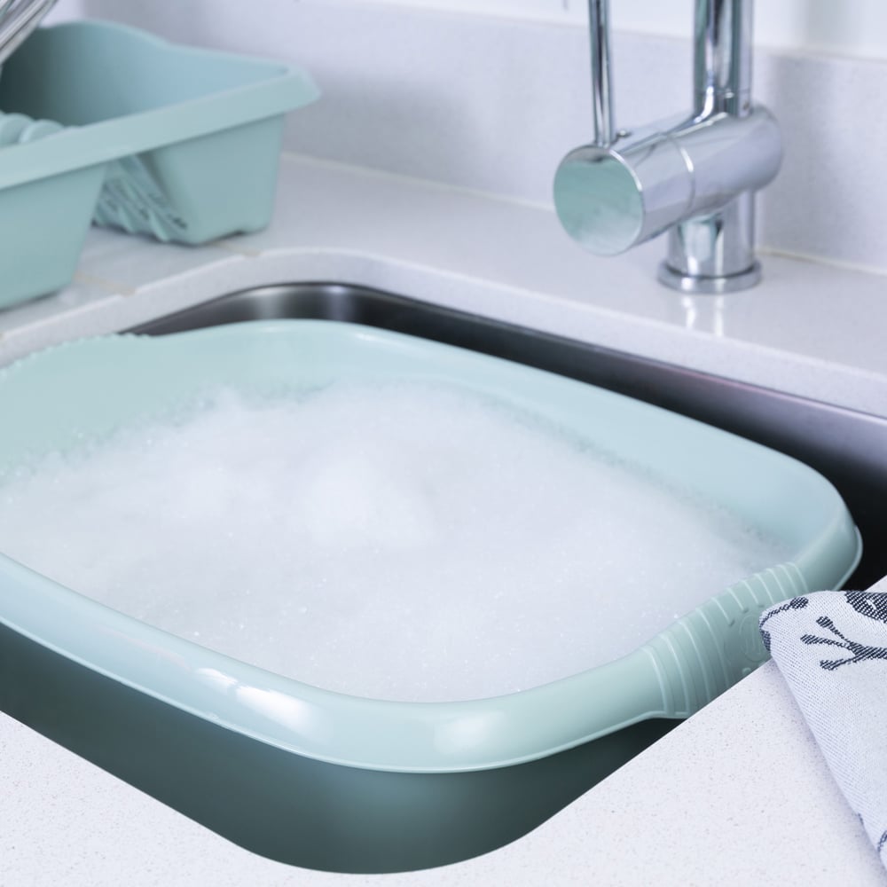 Wham 3 Piece Casa Plastic Kitchen Set Silver Sage Image 5