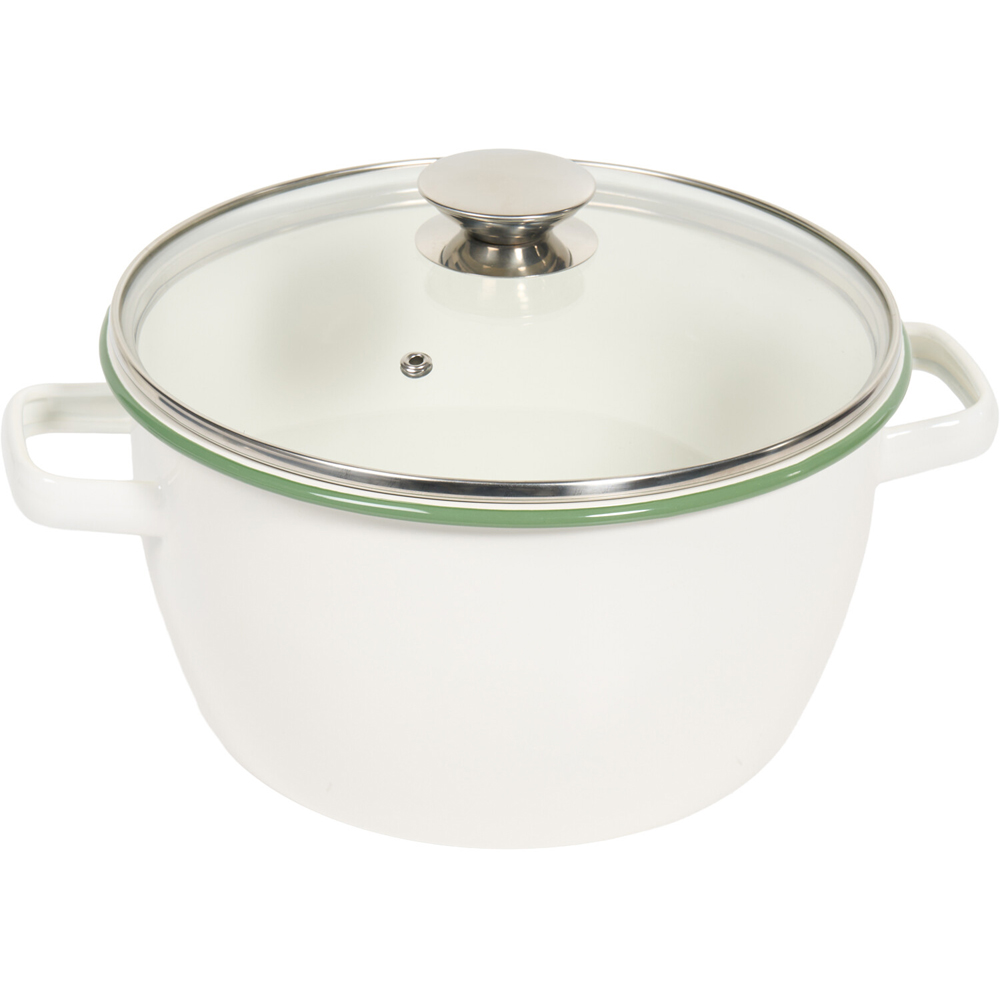 My Kitchen Enamel Stockpot with Glass Lid Image 7