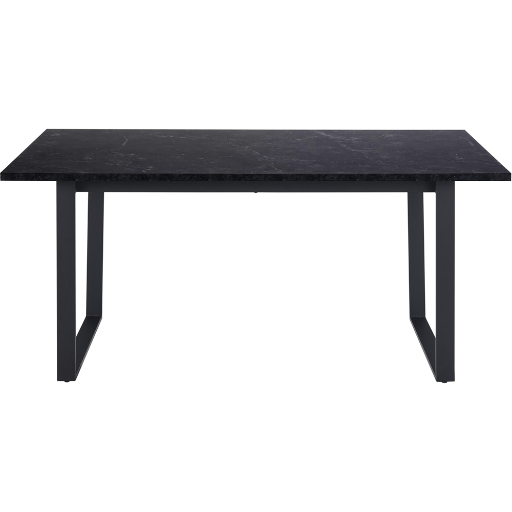 Florence Amble 6 Seater Dining Table Black Image 2