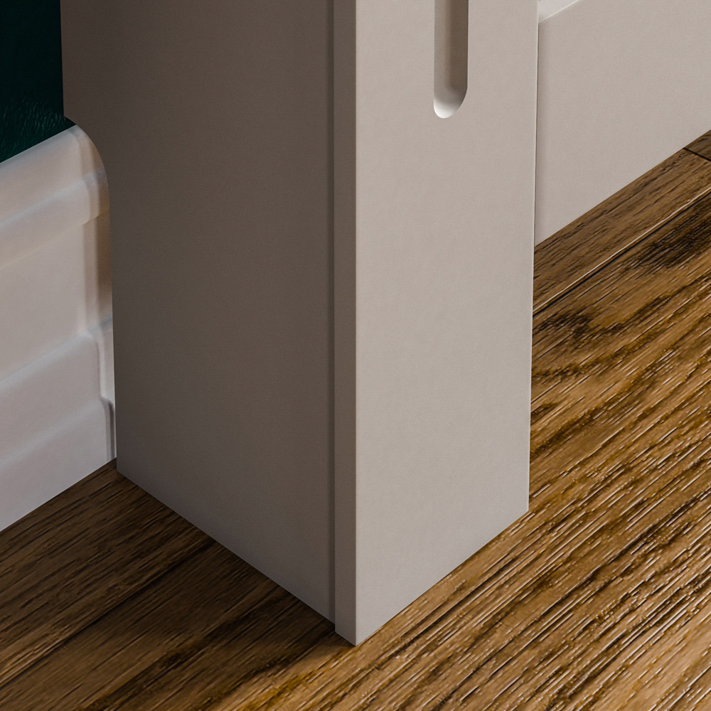 Vida Designs Milton Olive Grey Radiator Cover Large Image 6