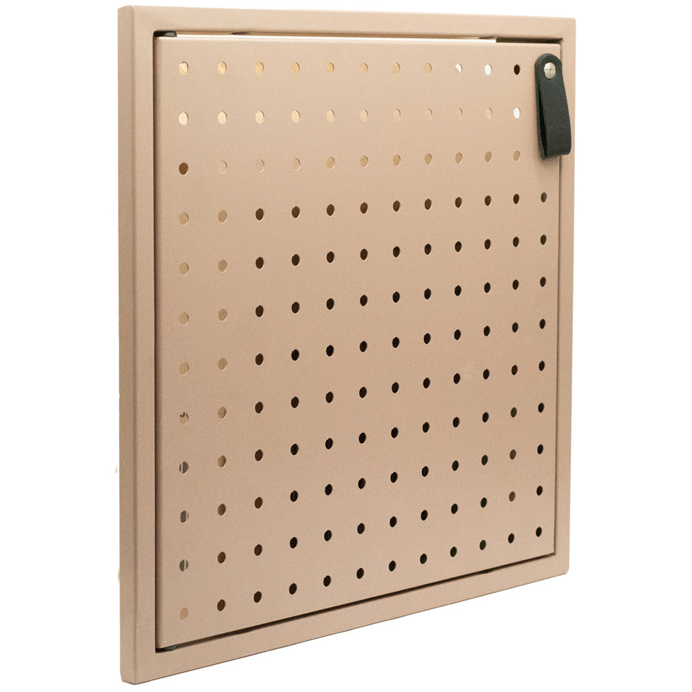 Homebase 33.4cm 2 Pack Pink Cube Storage Door with Metal Pegboard Image 3