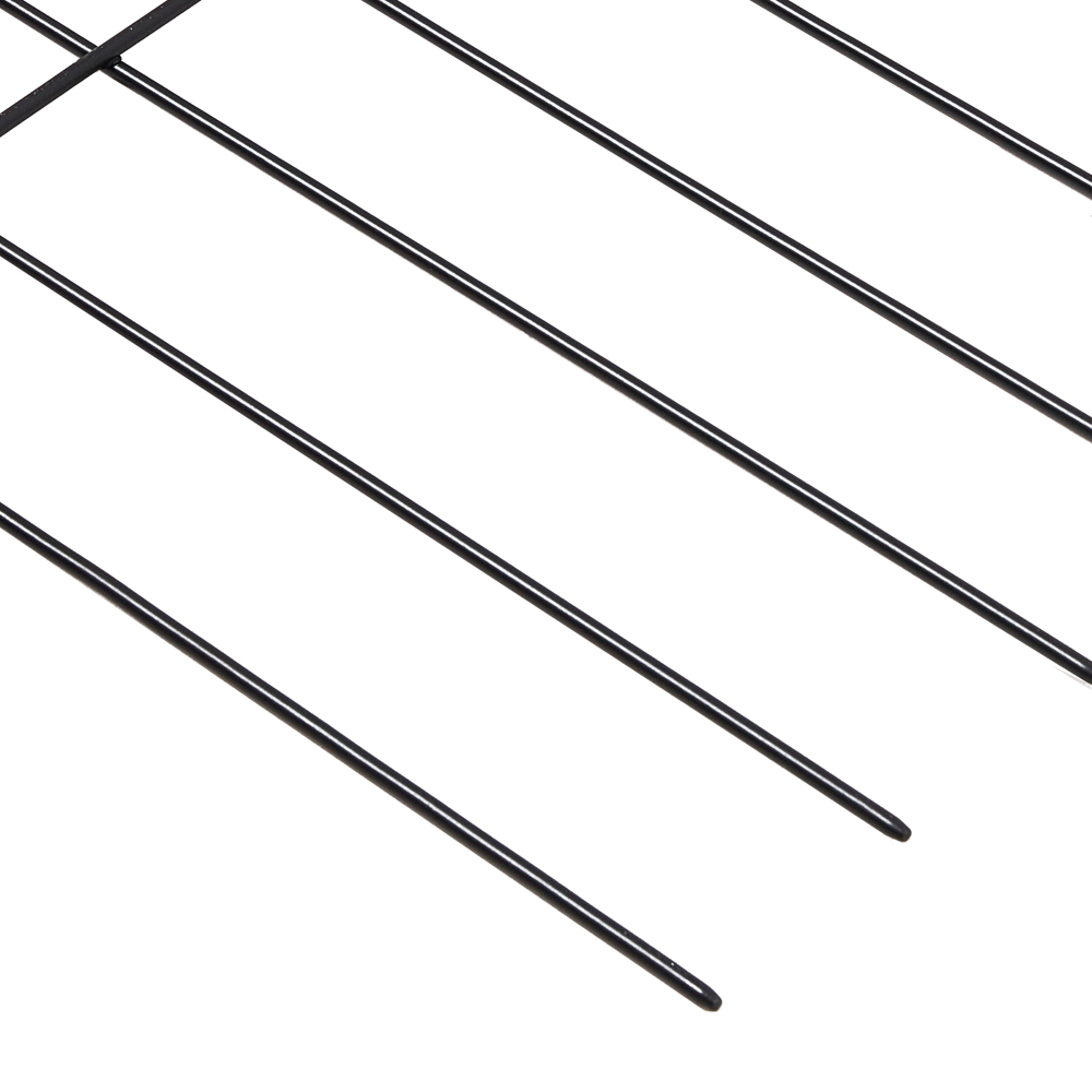 Living and Home 10 Piece Metal Garden Fence Set 30.7 x 43.5cm Image 3