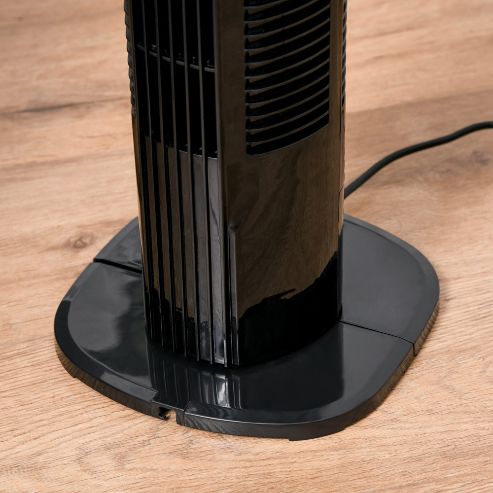 HOMCOM Black Tower Fan 31 inch Image 4