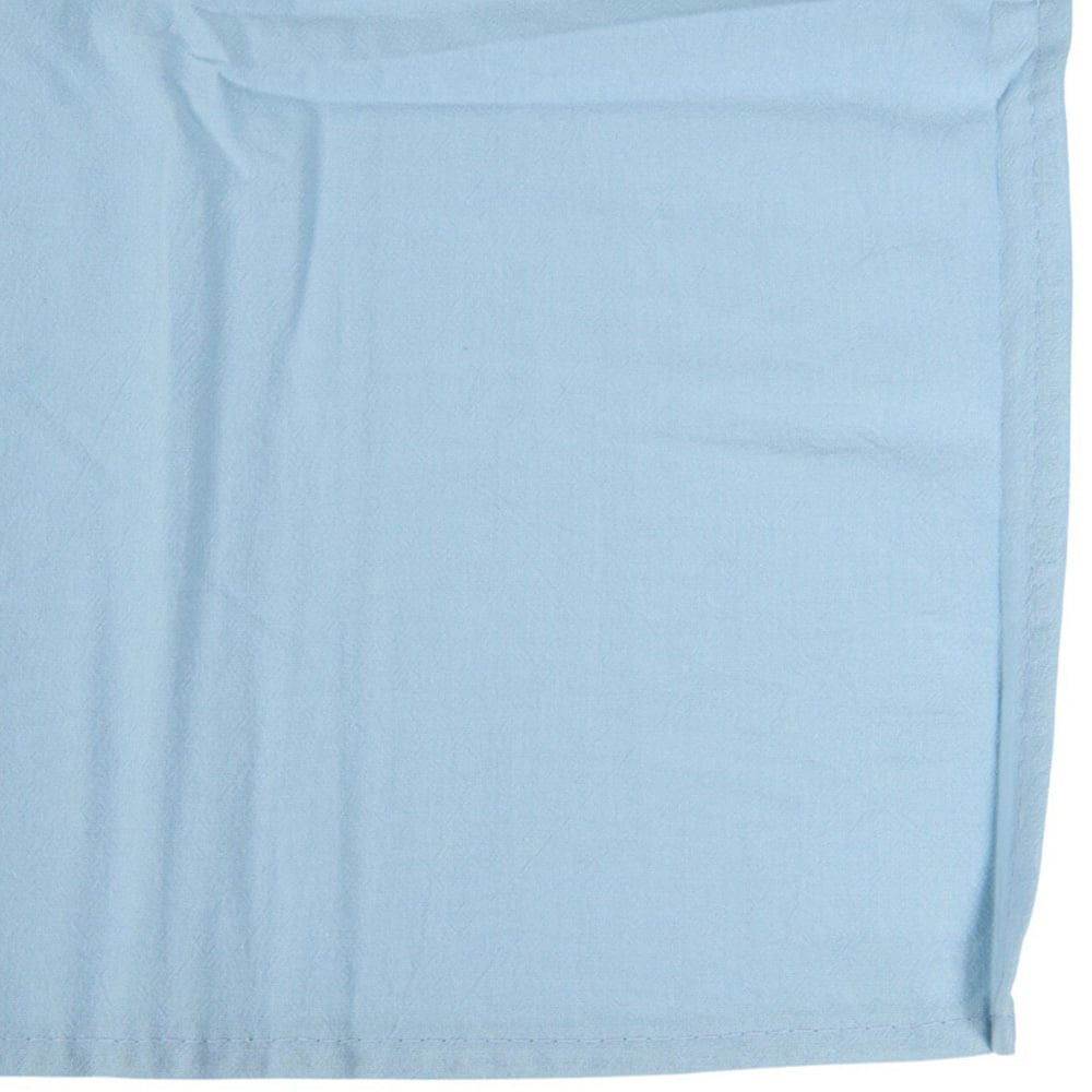 Washed Cotton Tablecloth Blue Image 4