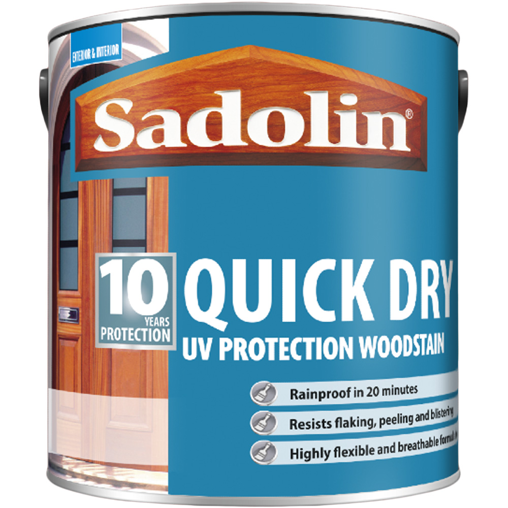 Sadolin Quick Dry 10 Year Ebony Woodstain 2.5L Image 2