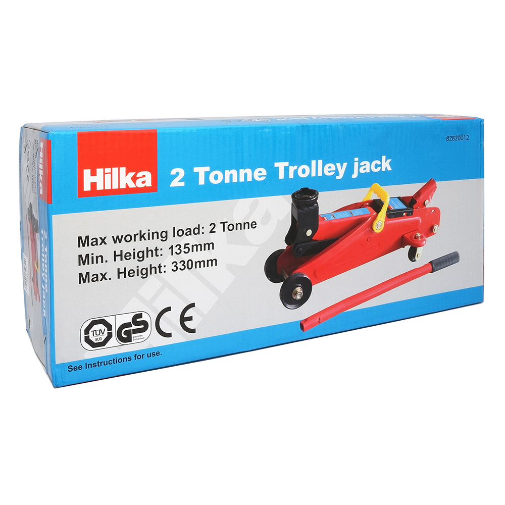 Hilka Tools 2 Tonne Trolley Jack Image 8