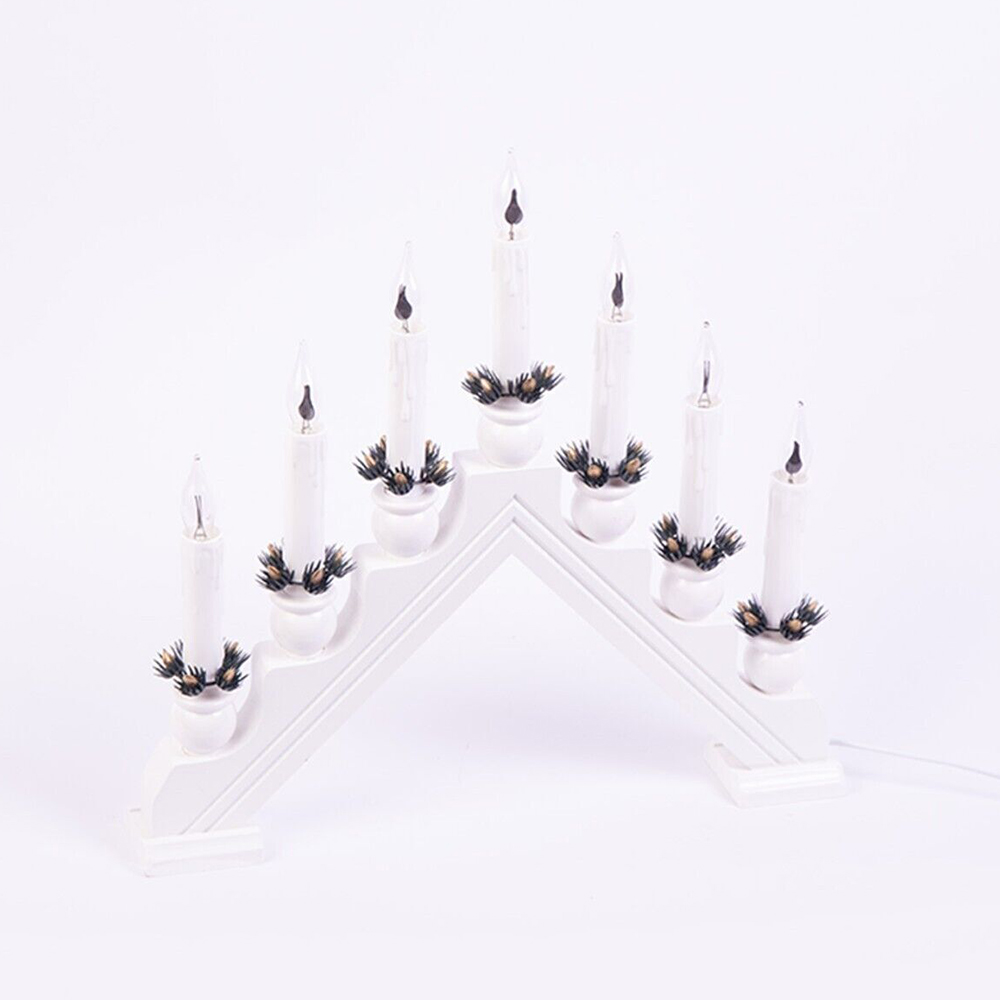 Marco Paul White LED Candle Bridge Image 2