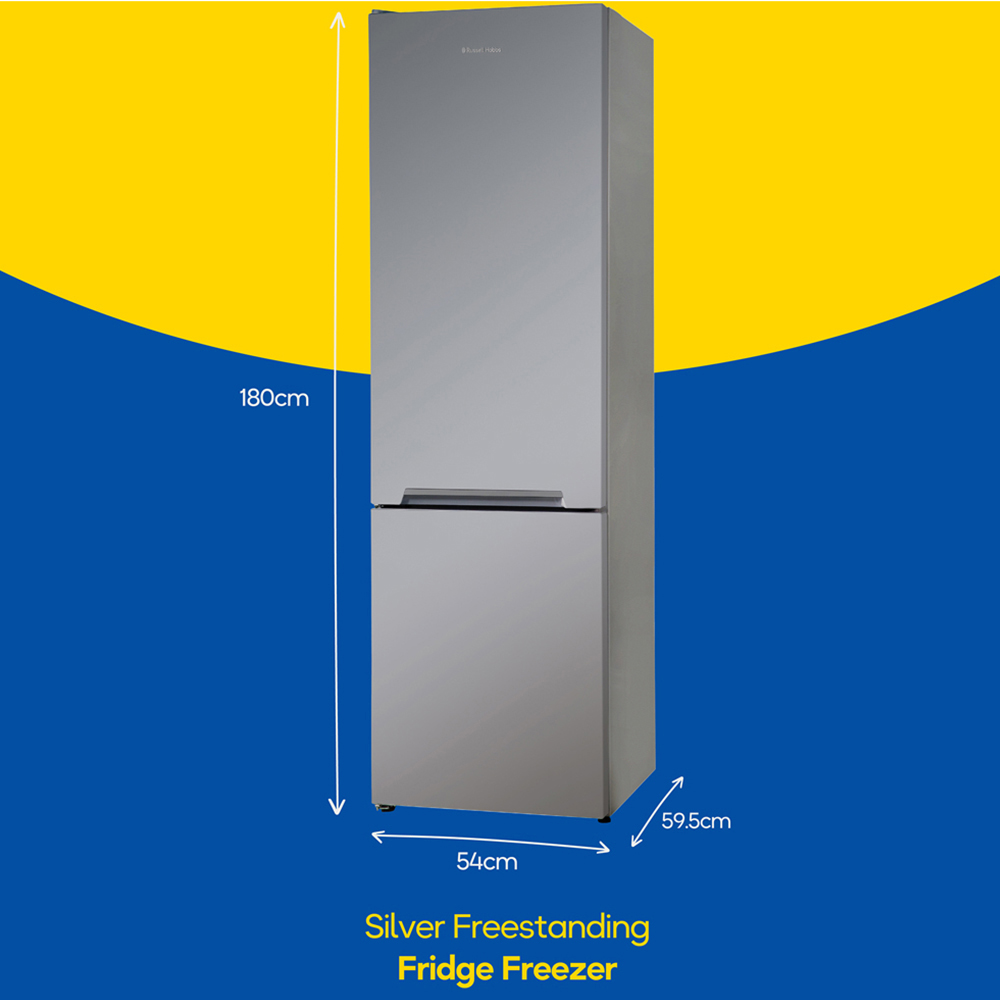Russell Hobbs RH180FF541E1S Silver Static 288L Fridge Freezer Image 9