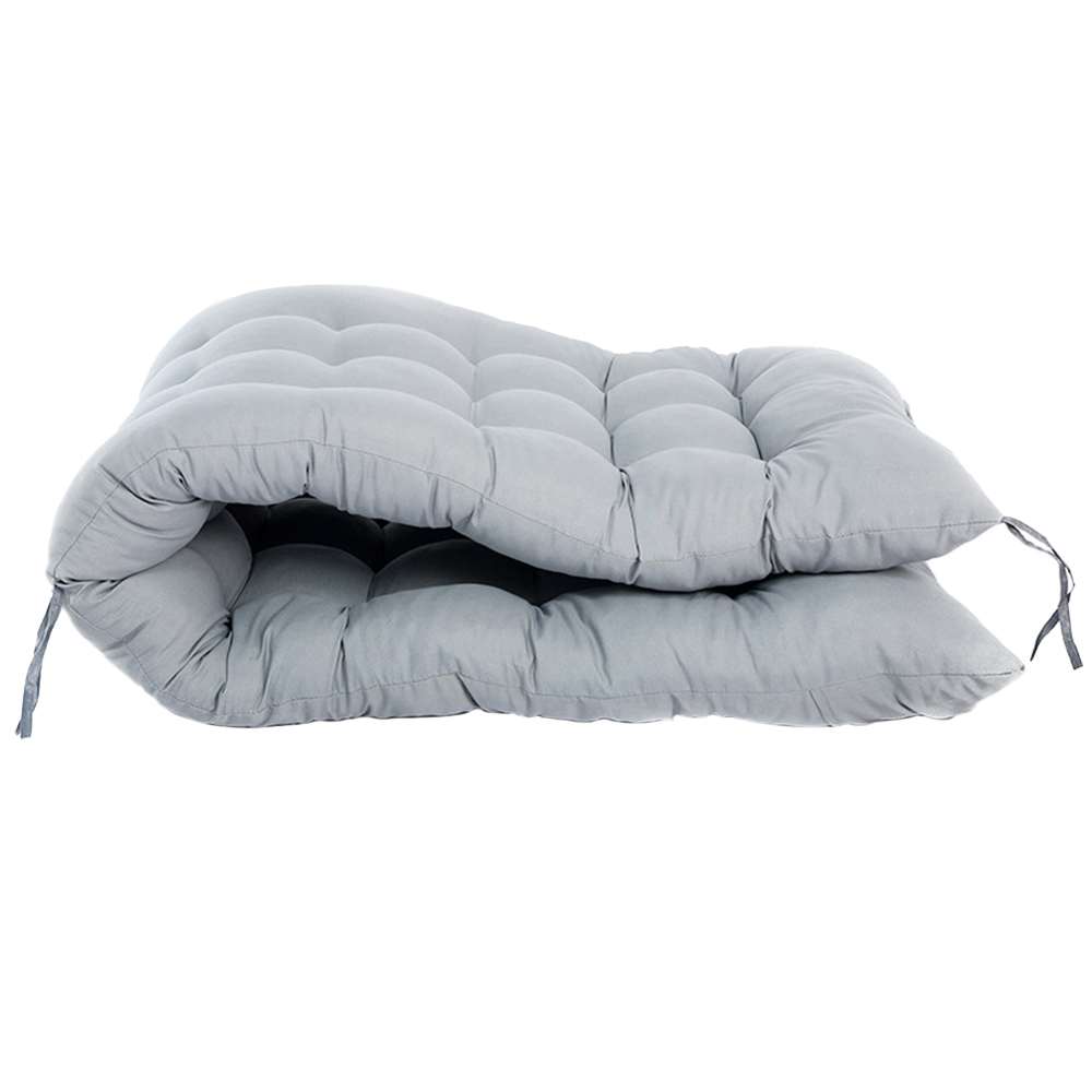 Living and Home Grey Sun Lounger Cushion 50cm Image 5
