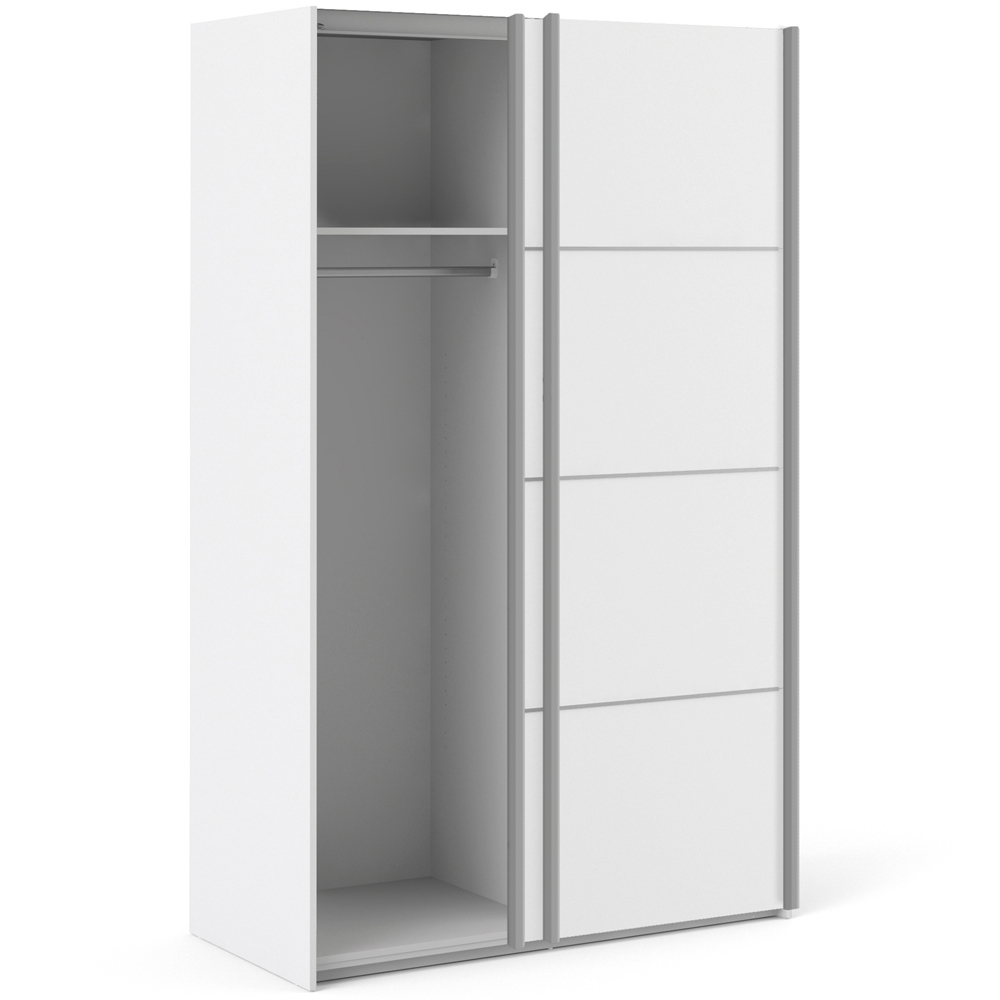 Florence Verona 2 Door White Sliding Wardrobe Image 4