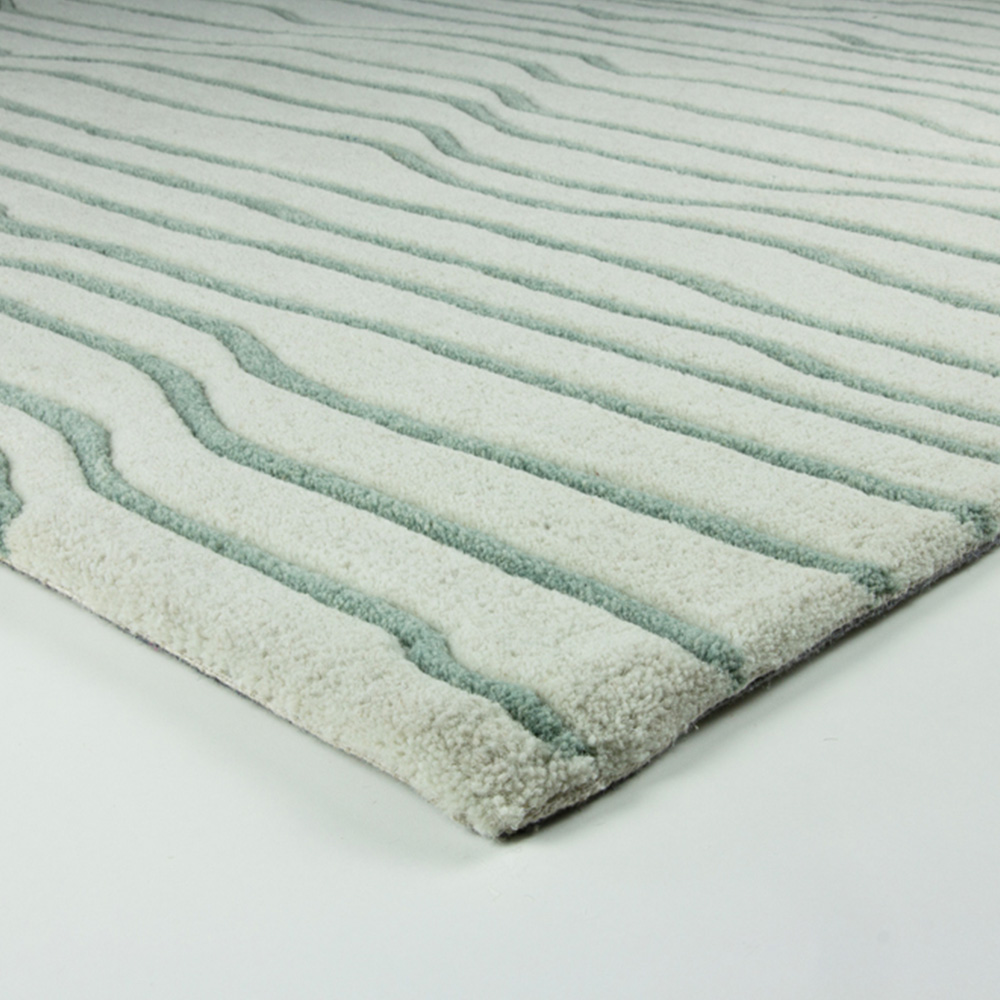 Esselle Home Aura Dune Natural and Green Rug 160 x 230cm Image 3