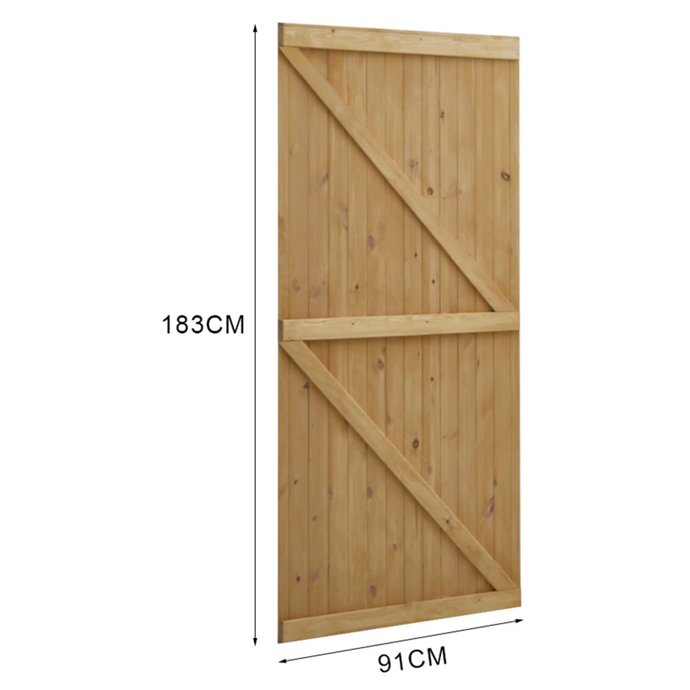 Living and Home Pine Wood Garden Gate with Latch 183cm Image 8