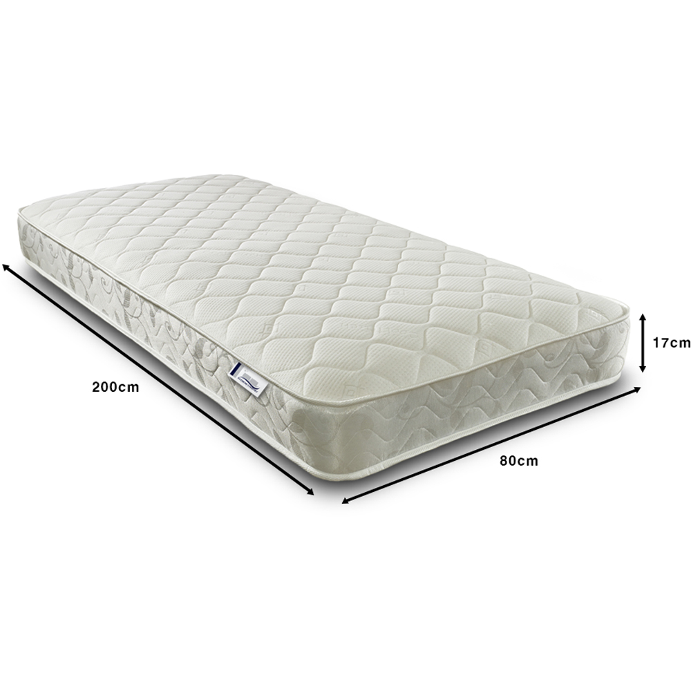 Extreme Comfort European Small Single White Foam Free Pinna Coil Inner Spring Mattress Image 6