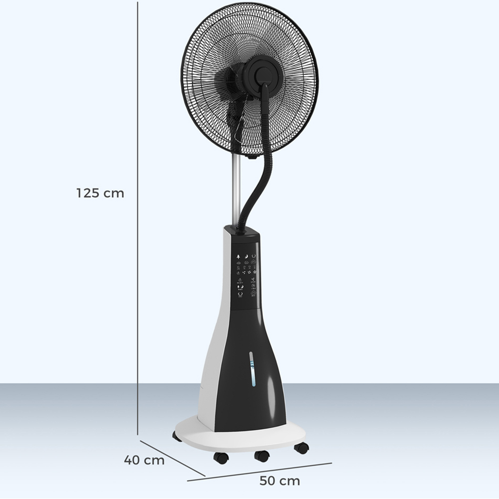 Portland Oscillation Spray Misting Pedestal Fan with Wheels 49 inch Image 9