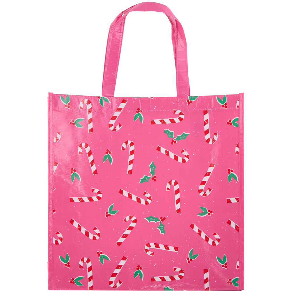 Assorted Candy Cane Shopper Bag Multicolour Image 4