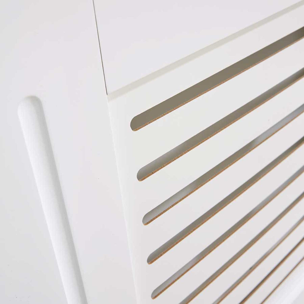 Home Source York Extra Large White Radiator Cover Image 3