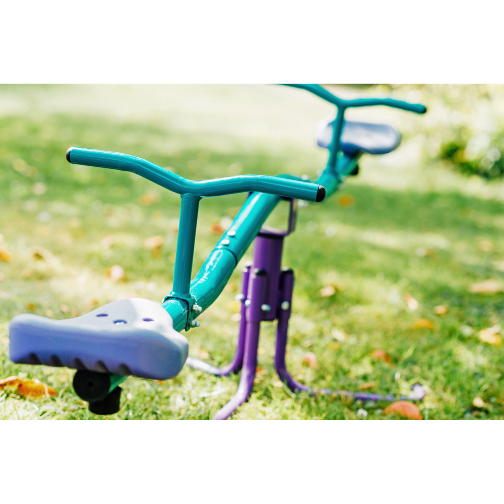 Plum Play Purple and Teal Rotating See Saw Image 3