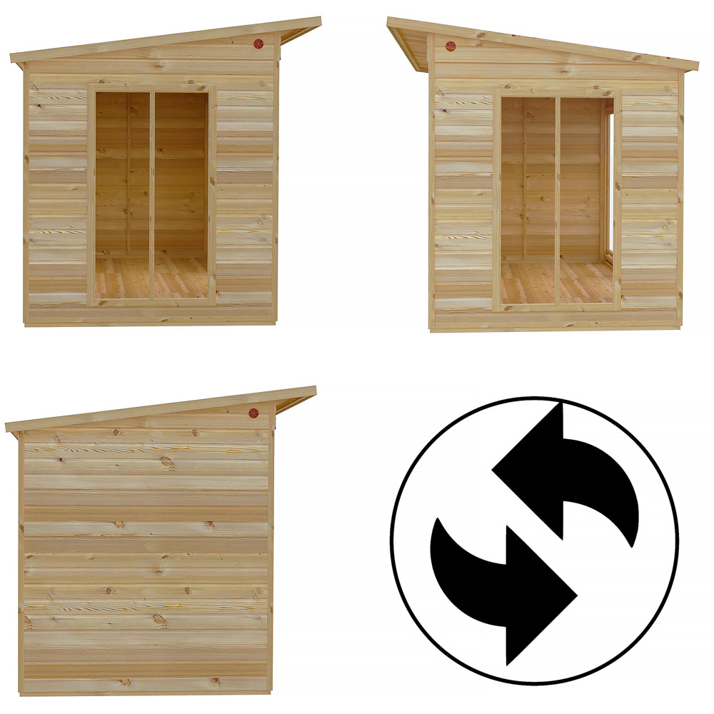 Shire Lela 12 x 6ft Double Door Summerhouse Image 4