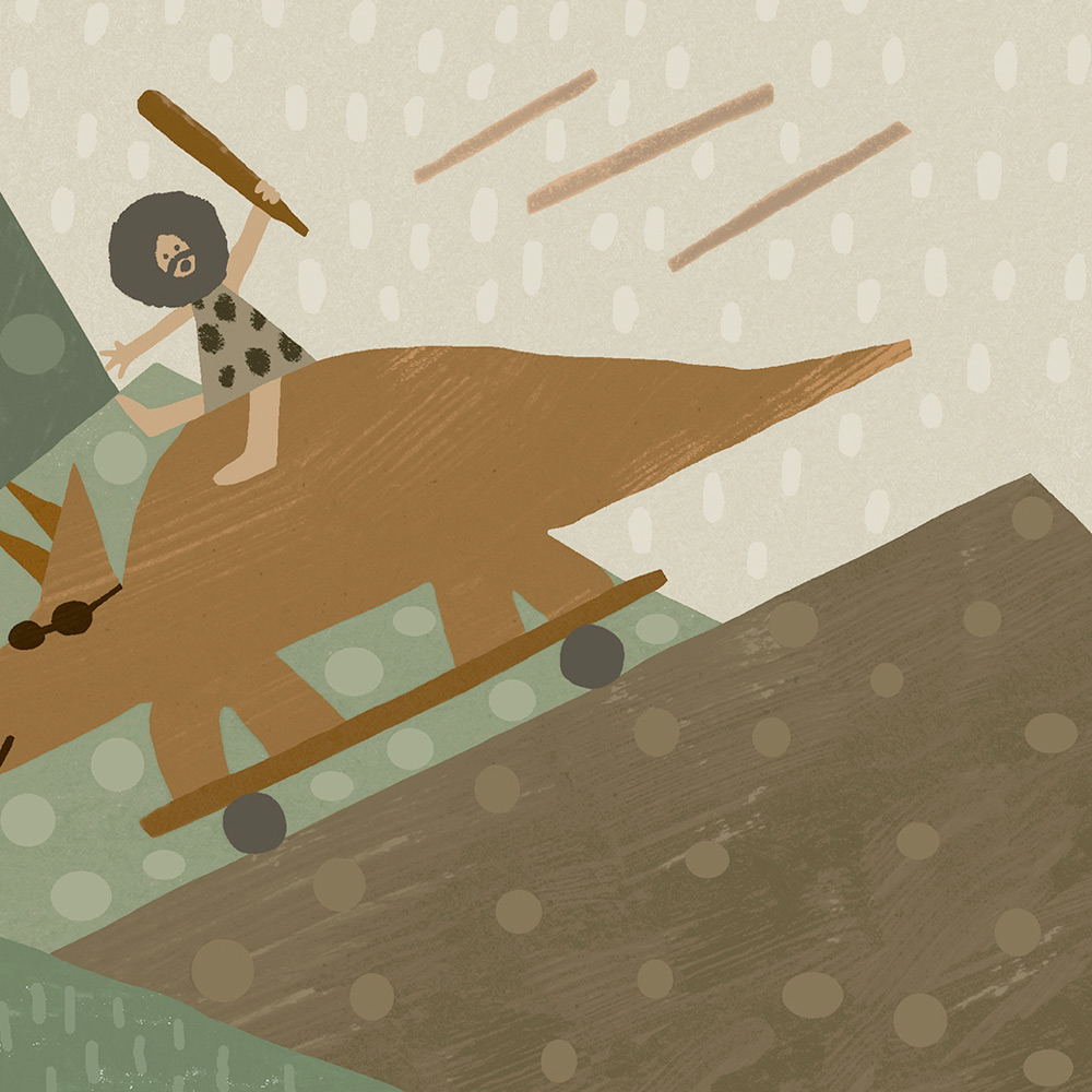 Holden Decor Prehistoric Green Orange Wallpaper Image 4