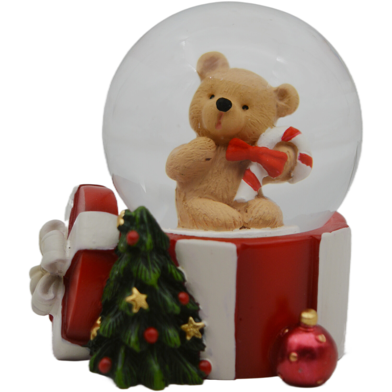 Mini Santa or Bear Snow Globe Multicolour Image 2